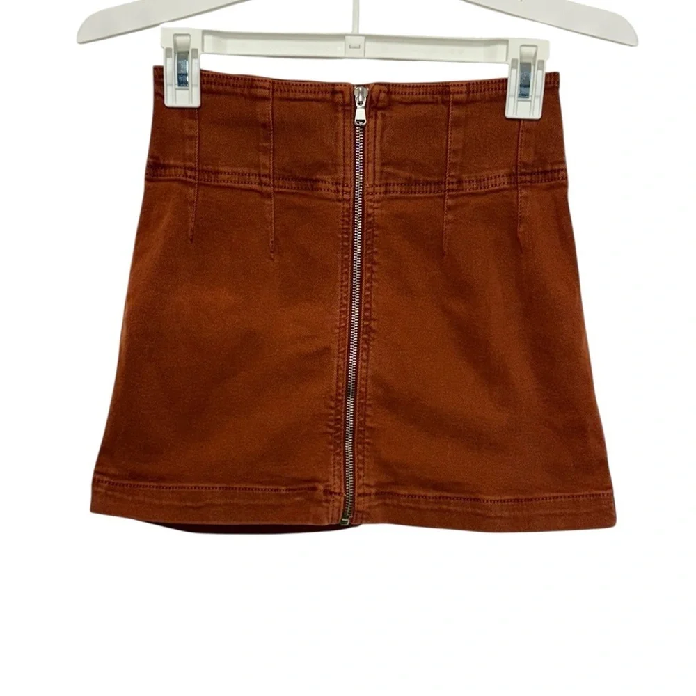 Free People We The Free Virgo Jean Mini Skirt Primrose Size 27